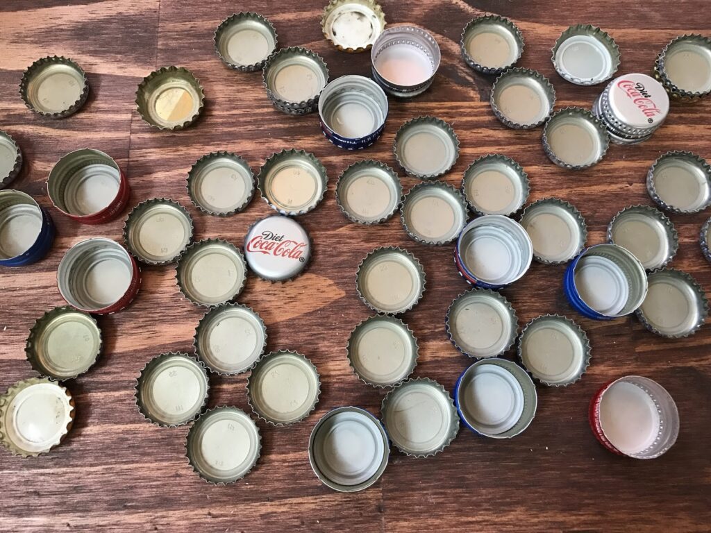 Loose Parts reggio metal bottle caps