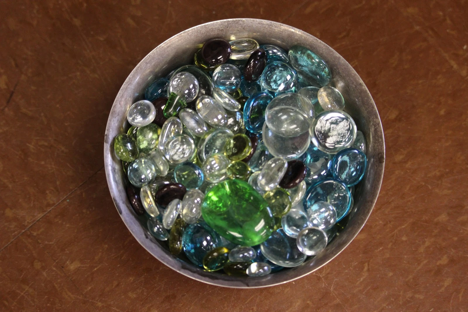 Ceramic and glass based loose parts in a Reggio Inspired classroom