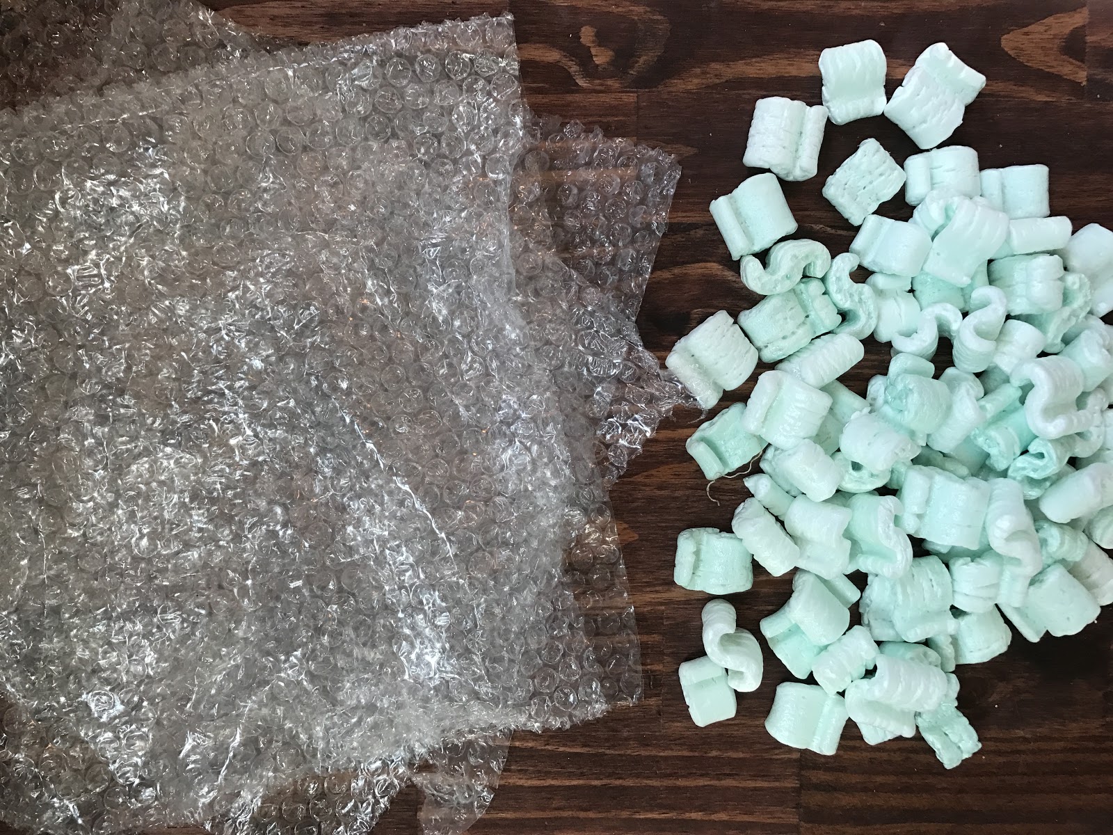 Loose parts reggio play packaging bubble wrap