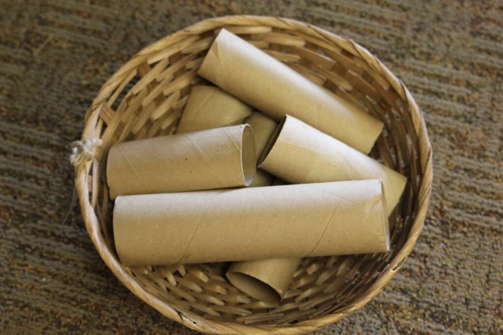 Loose Parts Reggio Play Packaging Paper Towel roll