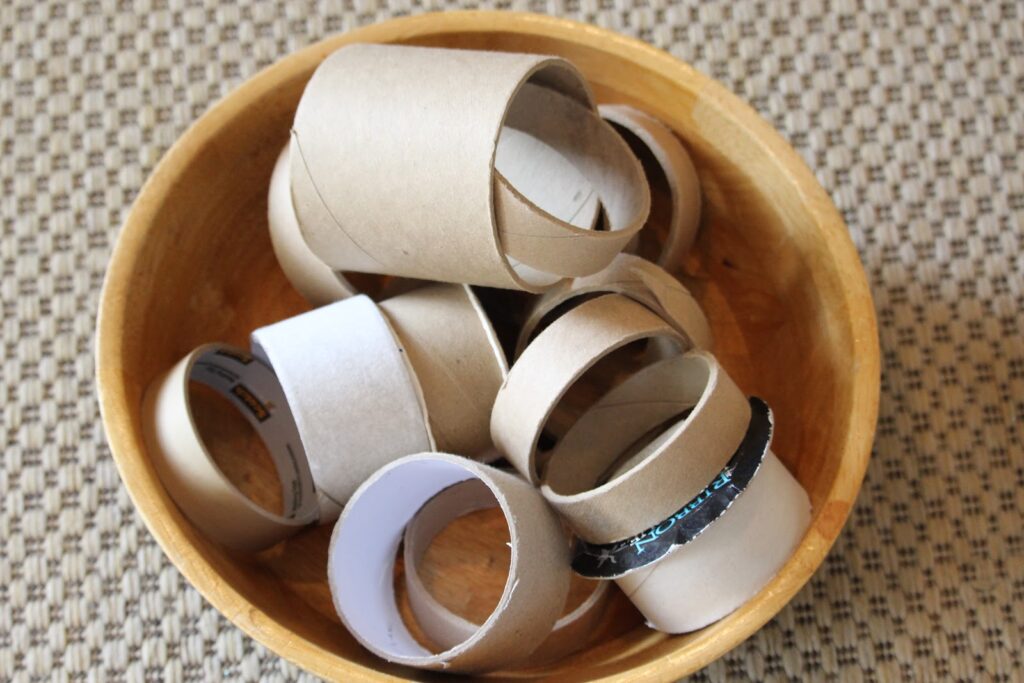 Loose Parts Reggio Play Packaging tape rolls