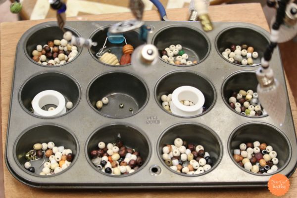 Muffin Tins are versatile loose parts storage